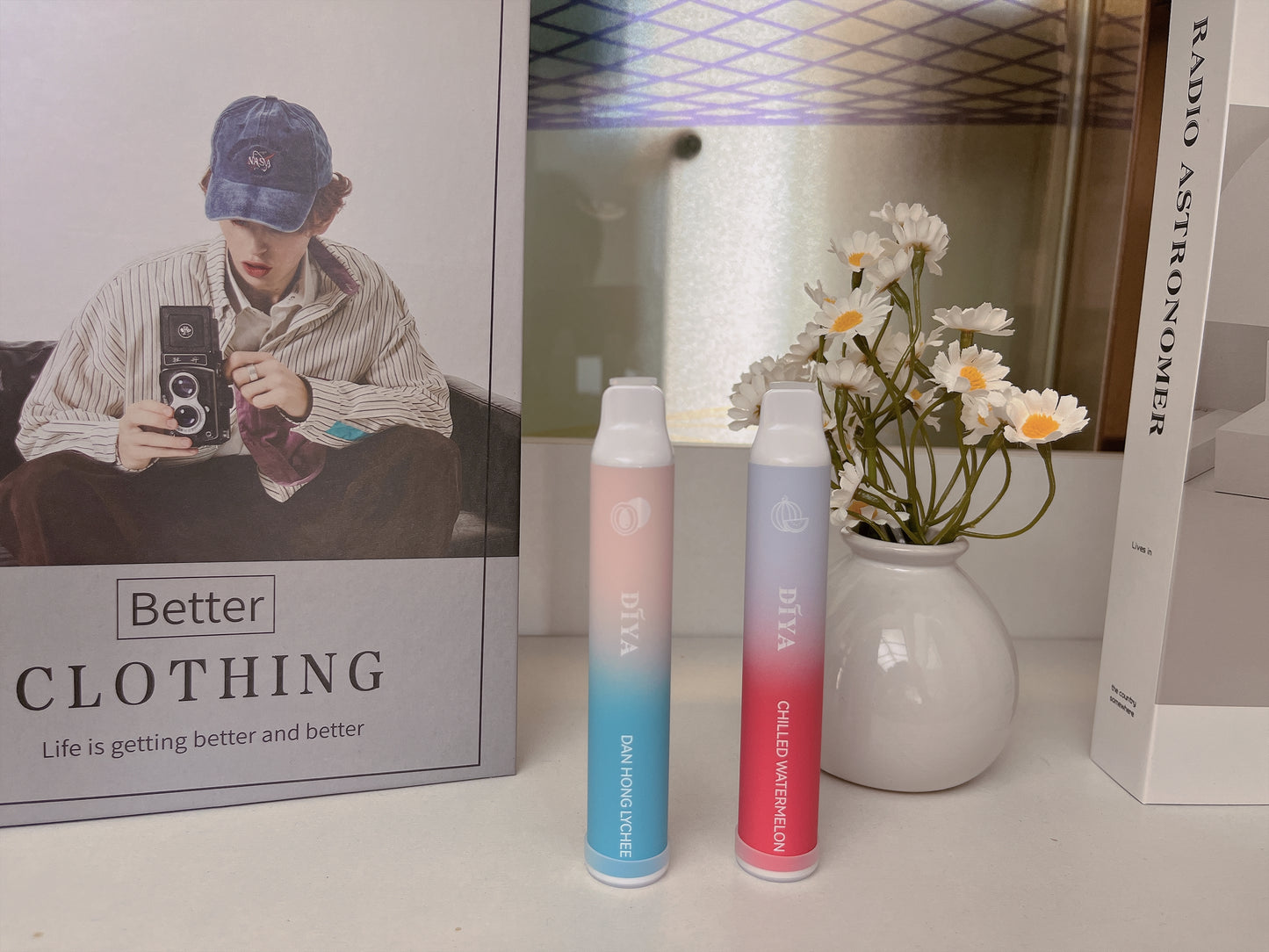 新品上市-DIYA叮啞7500口拋棄式/一次性電子煙 台灣現貨