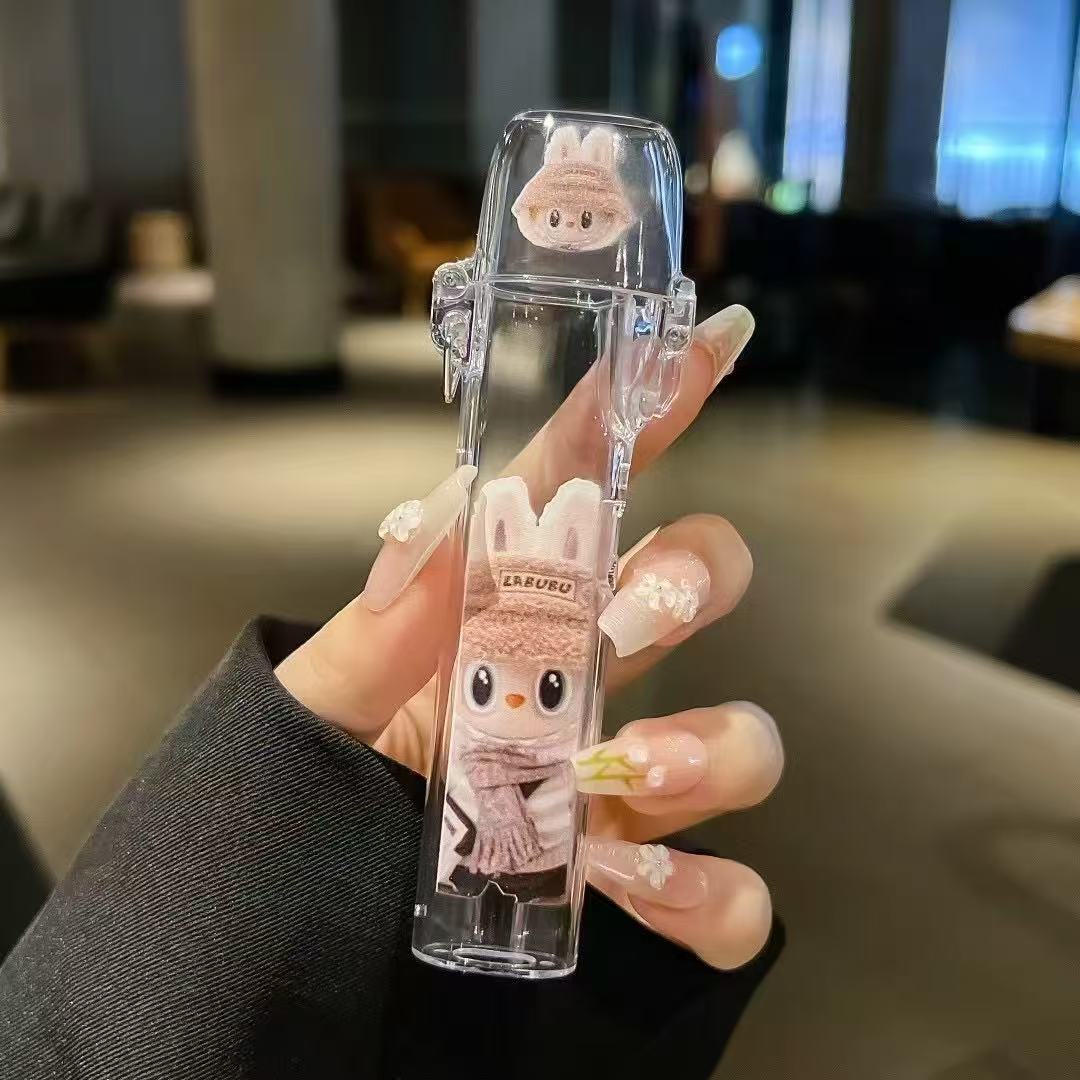 LABUBU拉佈佈 一代/五代主機通用保護套 防摔 透明 通用SP2S主機保護套（配掛繩）🍬台灣現貨