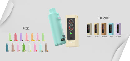 VEVIX 泰坦15000口棉芯換彈拋棄式主機 泰坦耐抽王 主機永久保固