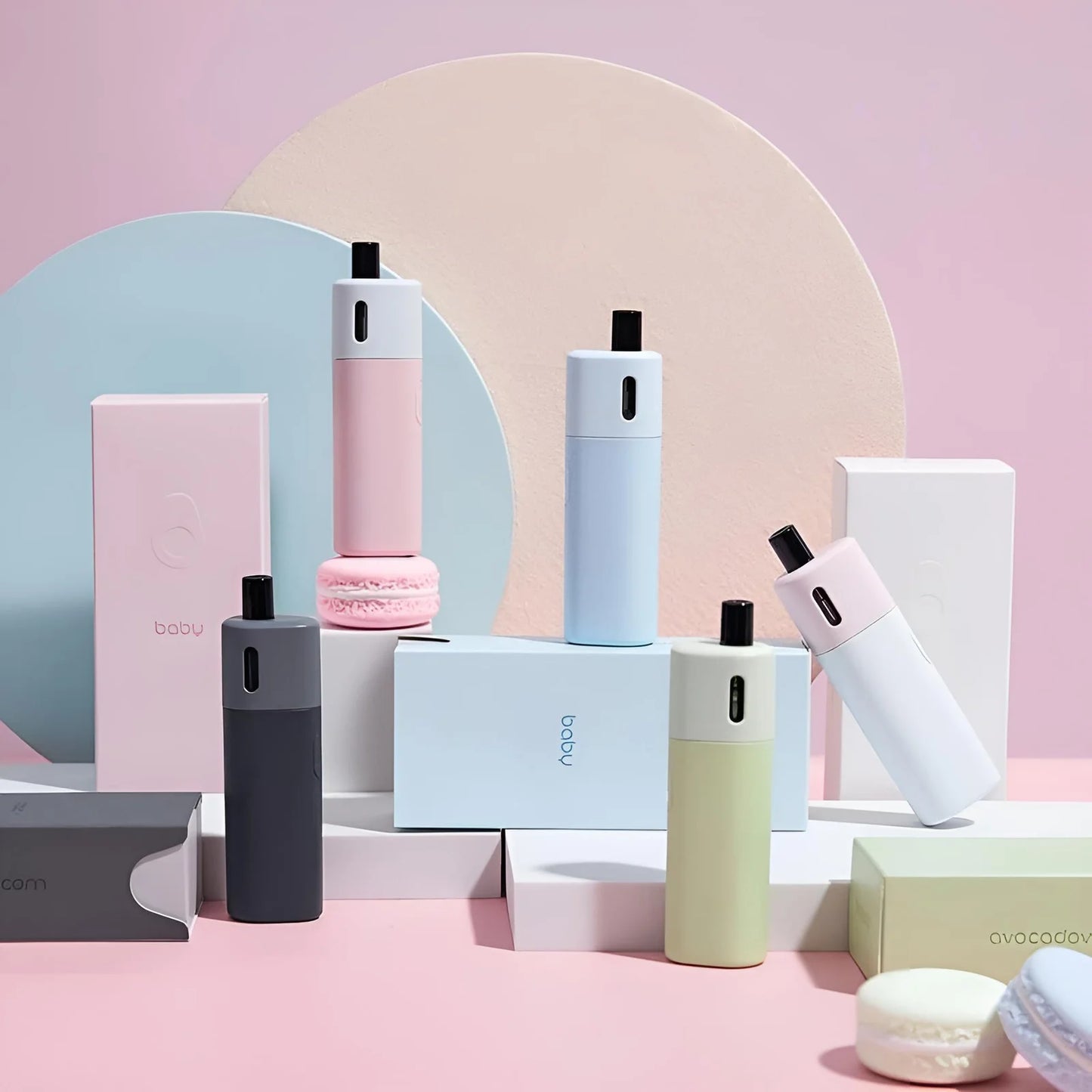 Aspire 酪梨寶寶 Avocado Baby vaptio主機套裝/vaptio空倉0.7Ω/1.2Ω（3入組）