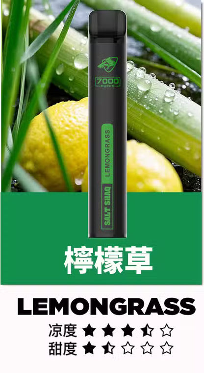 鯊克SALT SHAQ7000口一次性電子煙/鯊克7000口拋棄式煙桿