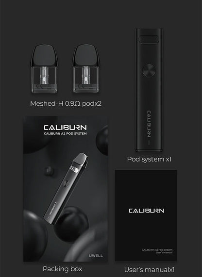 台灣現貨-Uwell Caliburn A2咖哩棒/電子煙主機套裝/A2空倉(4入組）