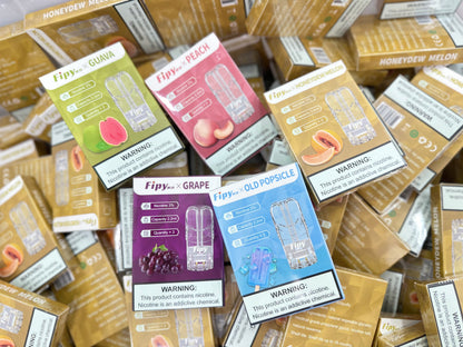 限時活動-【FIPY果派】果派一代煙彈 買3盒送1盒隨機口味/買6盒送一隻fipy普通主機/通配sp2s/lana等一代主機