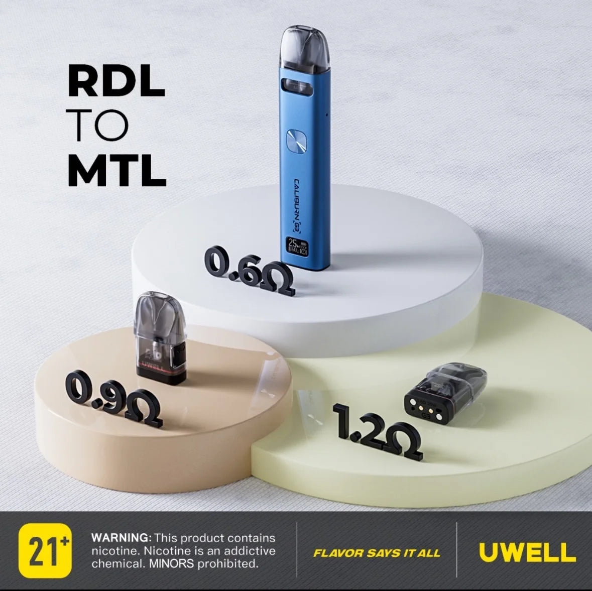 正版 UWELL Caliburn G3 咖哩棒G3主機套裝/G3空油倉（4入組）