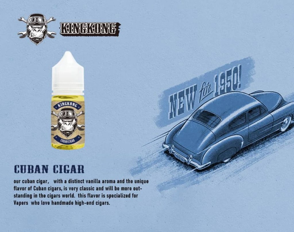 台灣現貨-正品原裝美國KING KONG金剛系列(無涼) 小煙油30ml 35mg